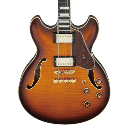 Ibanez  AS93FM Artcore Expressionist Semi Hollowbody Electric Guitar with Ebony Fretboard and HH Pickup - Violin Sunburst (AS 93FM)