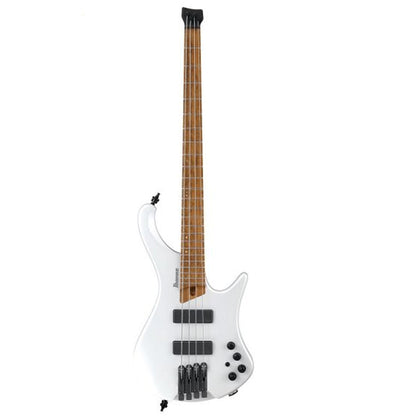 Ibanez EHB1000 American Basswood Body Electric Bass Guitar Bartolini BH2 Pickup with Maple Fretboard - Pearl White Matte
