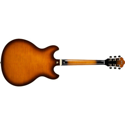 Ibanez  AS93FM Artcore Expressionist Semi Hollowbody Electric Guitar with Ebony Fretboard and HH Pickup - Violin Sunburst (AS 93FM)