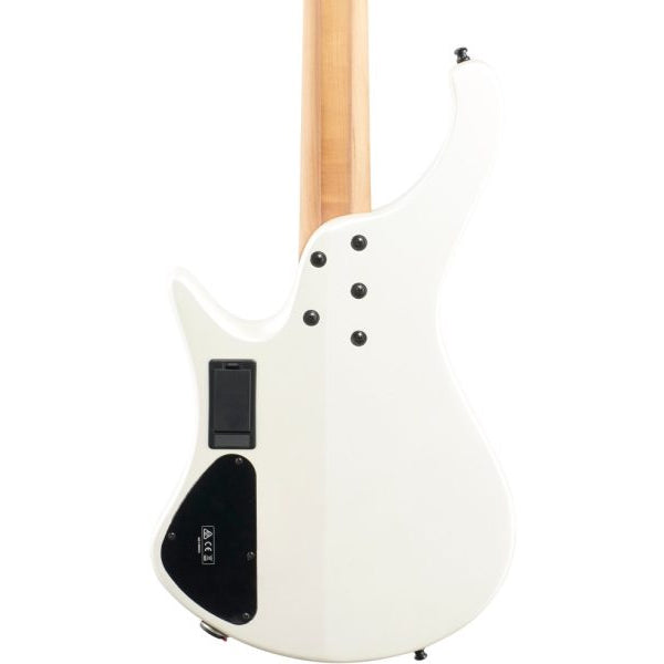 Ibanez EHB1000 American Basswood Body Electric Bass Guitar Bartolini BH2 Pickup with Maple Fretboard - Pearl White Matte