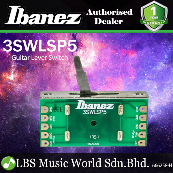 Ibanez 3SWLSP5 5 Way Standard Lever Switch Split Electric Guitar - Nickel