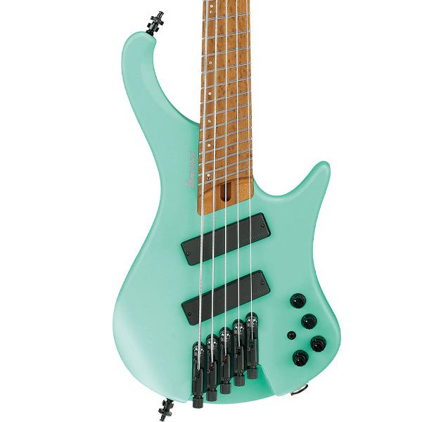 Ibanez EHB1005MS American Basswood Body Electric Bass Guitar Bartolini BH2 Pickup with Maple Fretboard - Sea Foam Green Matte