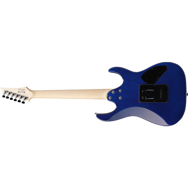 Ibanez GRX70QAL Left Handed Electric Guitar Poplar Body Maple Neck - Transparent Blue Burst (GRX70QAL TBB)