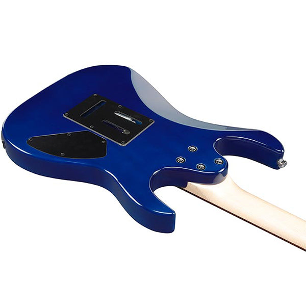 Ibanez GRX70QAL Left Handed Electric Guitar Poplar Body Maple Neck - Transparent Blue Burst (GRX70QAL TBB)