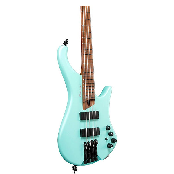 Ibanez EHB1000S American Basswood Body Electric Bass Guitar with Bartolini BH2 Pickup and Maple Fretboard - Sea Foam Green Matte