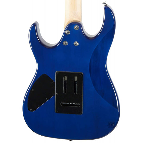 Ibanez GRX70QAL Left Handed Electric Guitar Poplar Body Maple Neck - Transparent Blue Burst (GRX70QAL TBB)