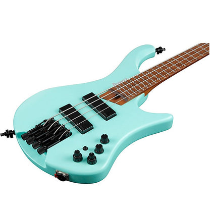 Ibanez EHB1000S American Basswood Body Electric Bass Guitar with Bartolini BH2 Pickup and Maple Fretboard - Sea Foam Green Matte