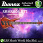 Ibanez SRMS806 Multi Scale Okoume Body Electric Bass Guitar with HH Pickup - Brown Topaz Burst