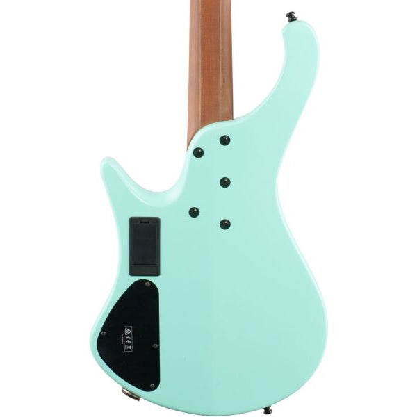 Ibanez EHB1000S American Basswood Body Electric Bass Guitar with Bartolini BH2 Pickup and Maple Fretboard - Sea Foam Green Matte