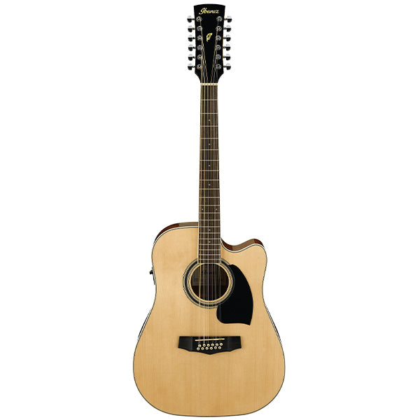 Ibanez PF1512ECE 12 String Dreadnought Cutaway Acoustic Electric Guitar - Natural High Gloss (PF1512ECE-NT)
