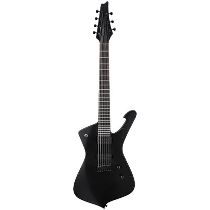 Ibanez ICTB721 Iceman Okoume Body Electric Guitar HH Pickup with Ebony Fretboard and Gig Bag - Black Flat