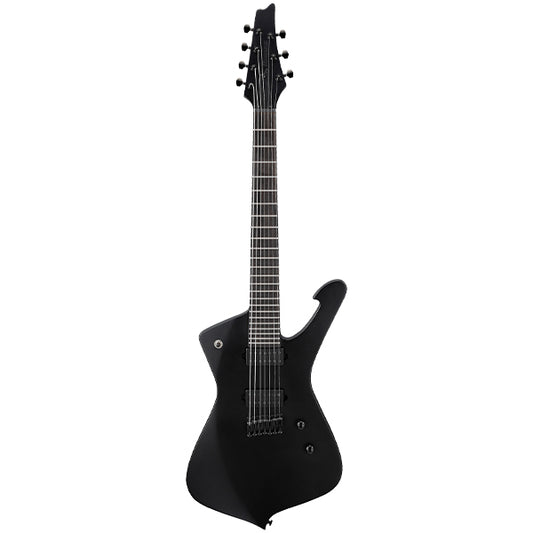 Ibanez ICTB721 Iceman Okoume Body Electric Guitar HH Pickup with Ebony Fretboard - Black Flat