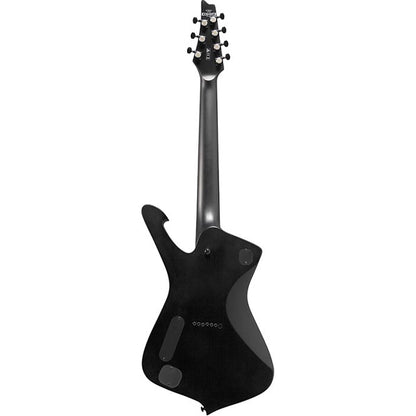 Ibanez ICTB721 Iceman Okoume Body Electric Guitar HH Pickup with Ebony Fretboard and Gig Bag - Black Flat