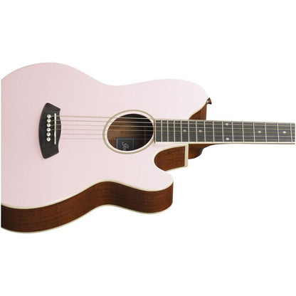 Ibanez Talman TCY10E Spruce Top Acoustic Electric Guitar - Pastel Pink (TCY10E PKH)