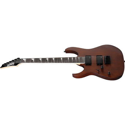 Ibanez GRG121DXL Left Handed Electric Guitar Okoume Body Maple Neck - Walnut Flat (GRG121DXL WNF)