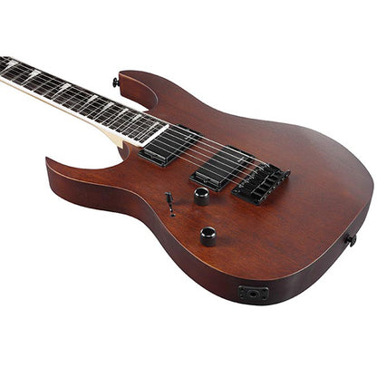 Ibanez GRG121DXL Left Handed Electric Guitar Okoume Body Maple Neck - Walnut Flat (GRG121DXL WNF)