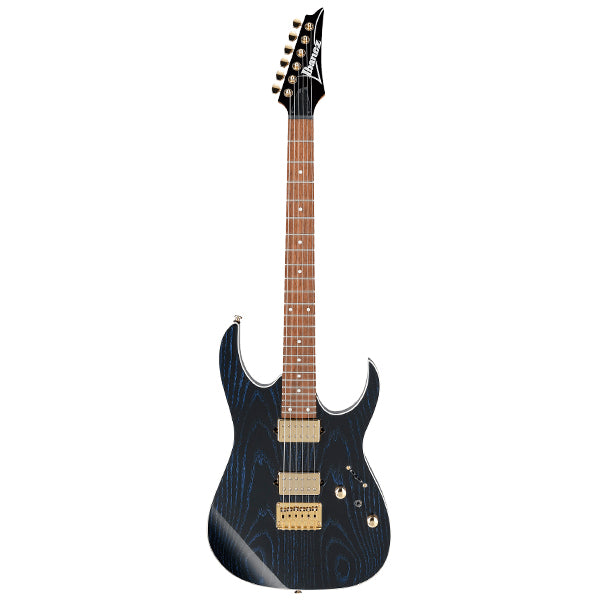 Ibanez RG421HPAH Solid Nyatoh Body Electric Guitar HH Pickup with Jatoba Fretboard - Blue Wave Black