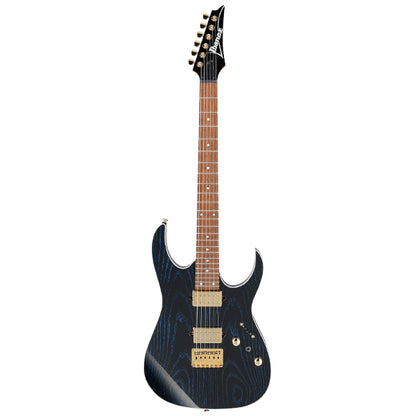Ibanez RG421HPAH Solid Nyatoh Body Electric Guitar HH Pickup with Jatoba Fretboard - Blue Wave Black