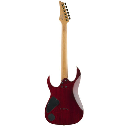 Ibanez RG421HPAH Solid Nyatoh Body Electric Guitar HH Pickup with Jatoba Fretboard - Blue Wave Black