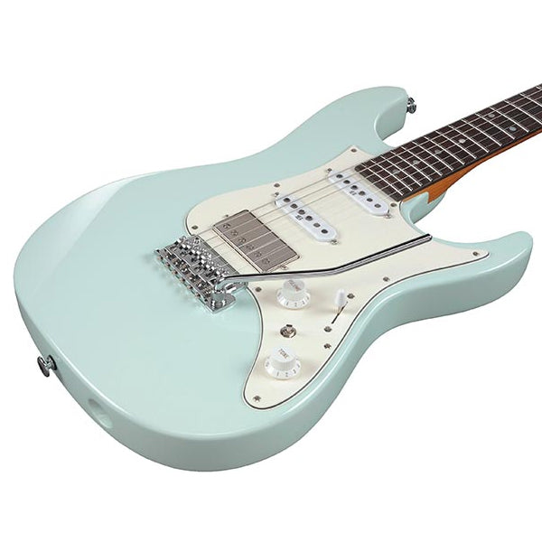 Ibanez AZ2204NW Alder Body Prestige Electric Guitar with HSS Pickup and Rosewood Fingerboard - Mint Green