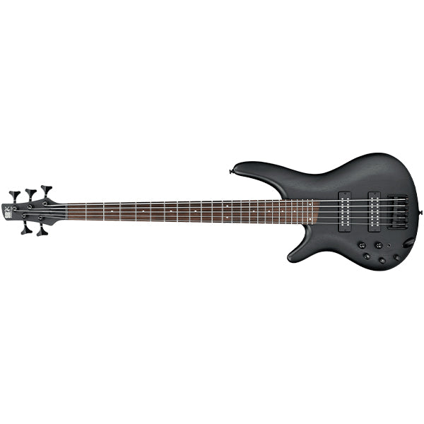 Ibanez Standard SR305EBL 5 String Electric Bass Guitar With Nyatoh Body Maple Neck Left Handed - Weathered Black (SR305EBL WK)
