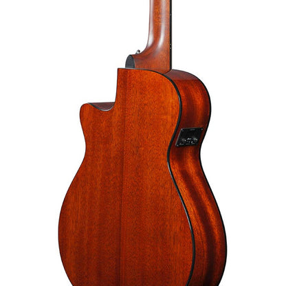 Ibanez AEG5012 12 String AEG Body Acoustic Electric Guitar with Purpleheart Fingerboard - Black High Gloss (AEG50 12)