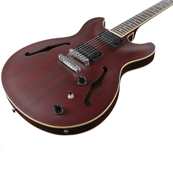 Ibanez Artcore AS53 Semi Hollow Body Electric Guitar - Transparent Red Flat (AS53 TRF)