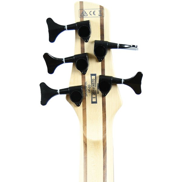 Ibanez Standard SR305EBL 5 String Electric Bass Guitar With Nyatoh Body Maple Neck Left Handed - Weathered Black (SR305EBL WK)