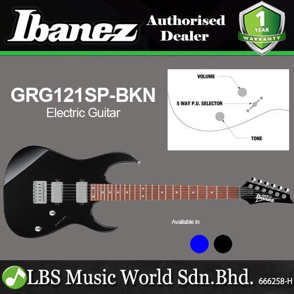 Ibanez GRG121SP Poplar Body Electric Guitar With Jatoba fretboard and HH Pickup (GRG121 SP)