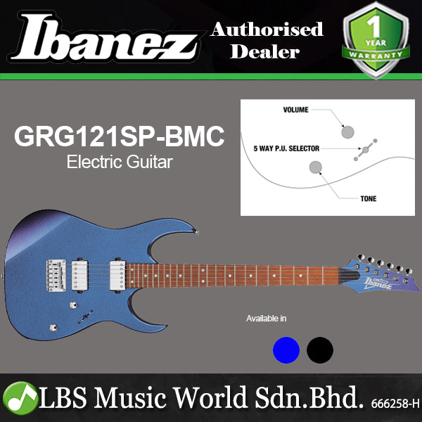 Ibanez GRG121SP Poplar Body Electric Guitar With Jatoba fretboard and HH Pickup (GRG121 SP)