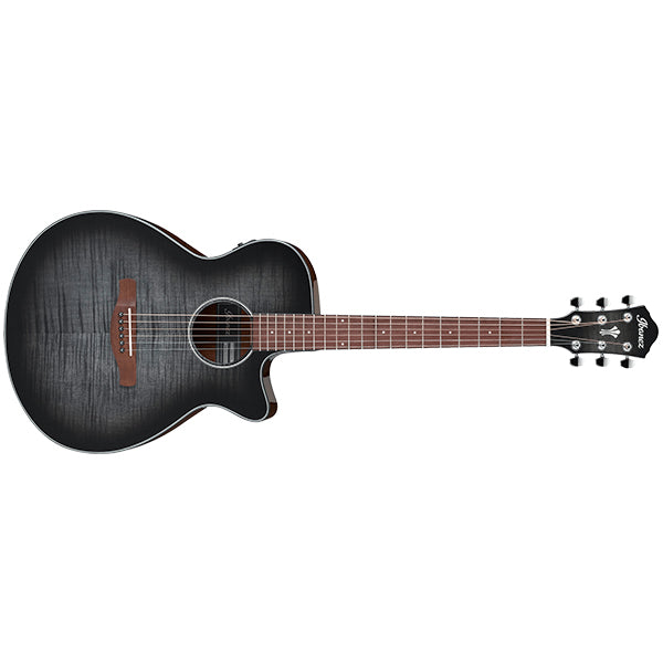 Ibanez AEG70 Acoustic Electric Guitar With AEG Body Nyatoh Neck - Transparent Charcoal Burst High Gloss (AEG70 TCH)