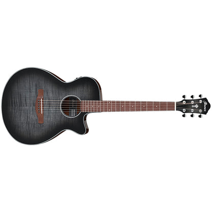 Ibanez AEG70 Acoustic Electric Guitar With AEG Body Nyatoh Neck - Transparent Charcoal Burst High Gloss (AEG70 TCH)