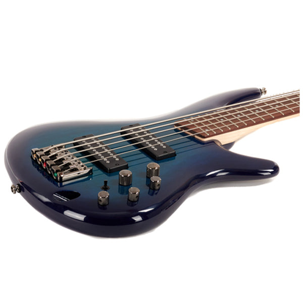 Ibanez SR375E 5 String Electric Bass Guitar Solid Maple Body - Sapphire Blue (SR375E SPB)