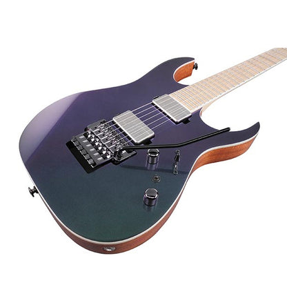Ibanez RG5120M African Mahogany Body Prestige Electric Guitar with HH Pickup ,Tremolo and Hard Case - Polar Lights
