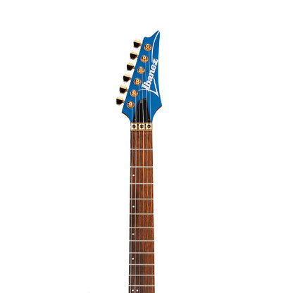 [Discontinued] Ibanez RGA42HPT Solid Nyatoh Body Electric Guitar HH Pickup with Jatoba Fretboard - Laser Blue Matte