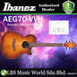 Ibanez AEG70 Acoustic Electric Guitar With AEG Body Nyatoh Neck - Vintage Violin High Gloss (AEG70 VVH)