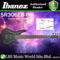 Ibanez Standard SR306EB 6 String Electric Bass Guitar With Mahogany Body Maple Neck - Weathered Black (SR306EB WK)