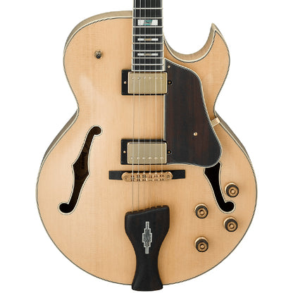 Ibanez LGB30 Spruce Top Hollowbody Electric Guitar HH Pickup with Bound Ebony Fretboard