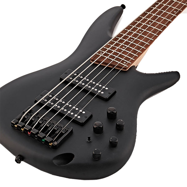 Ibanez Standard SR306EB 6 String Electric Bass Guitar With Mahogany Body Maple Neck - Weathered Black (SR306EB WK)
