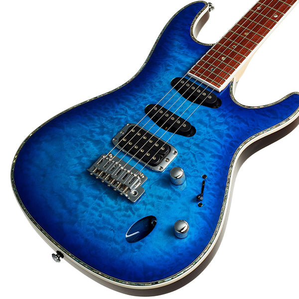 Ibanez SA360NQM Electric Guitar With Okoume Body Maple Neck - Sapphire Blue (SA360NQM SPB)