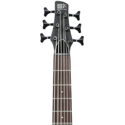Ibanez Standard SR306EB 6 String Electric Bass Guitar With Mahogany Body Maple Neck - Weathered Black (SR306EB WK)