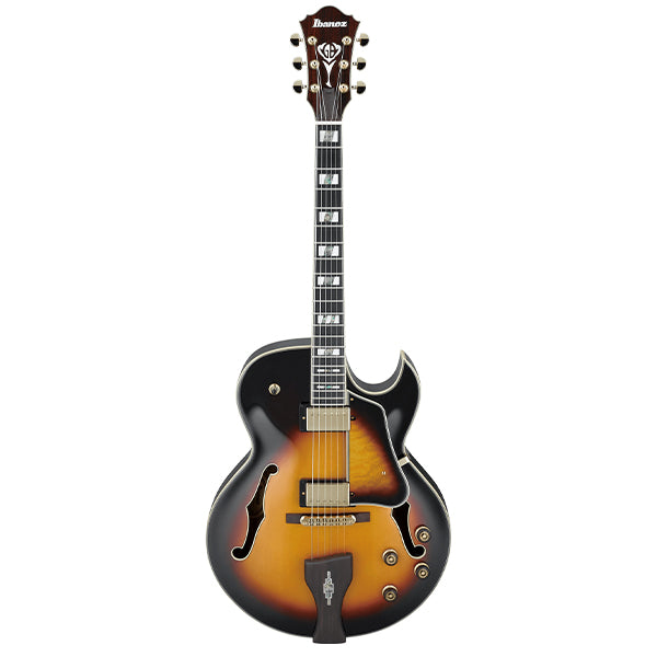 Ibanez LGB30 Spruce Top Hollowbody Electric Guitar HH Pickup with Bound Ebony Fretboard