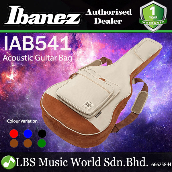 Ibanez IAB541 Powerpad Padded Canvas Gig Bag for Acoustic Guitar (IAB 541)