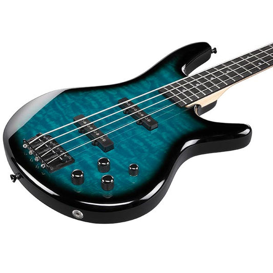 Ibanez GSR280QA 4 String Electric Bass Guitar - Transparent Marine Sunburst (GSR280 QA)