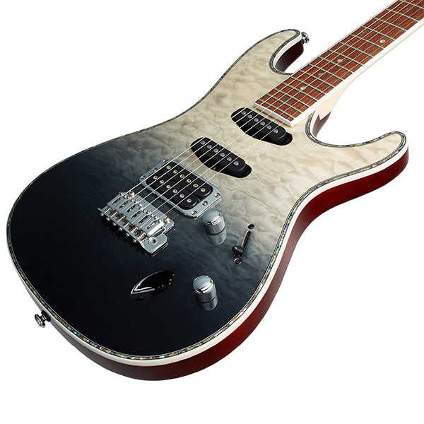 Ibanez SA360NQM Electric Guitar With Okoume Body Maple Neck - Black Mirage Gradation (SA360NQM BMG)
