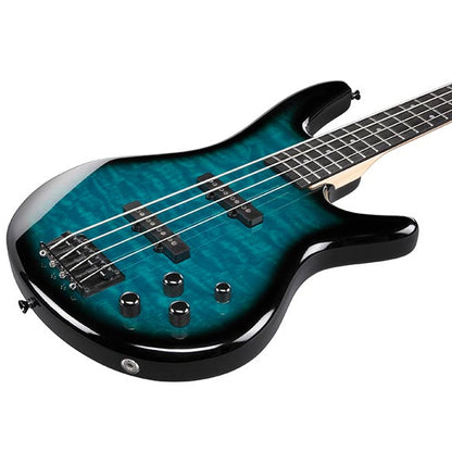 Ibanez GSR280QA 4 String Electric Bass Guitar with Okoume Body and Purpleheart Fretboard (GSR280 QA)