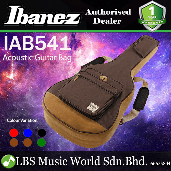 Ibanez IAB541 Powerpad Padded Canvas Gig Bag for Acoustic Guitar (IAB 541)