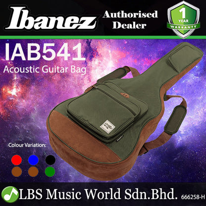 Ibanez IAB541 Powerpad Padded Canvas Gig Bag for Acoustic Guitar (IAB 541)