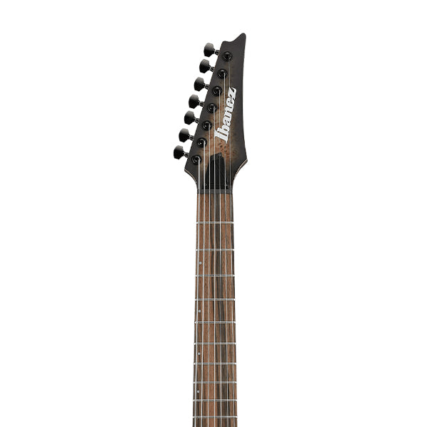Ibanez RGD71ALPA Axion Poplar Burl Top Nyatoh Body Electric Guitar HH Pickup with Ebony Fretboard - Charcoal Burst Black Stained Flat