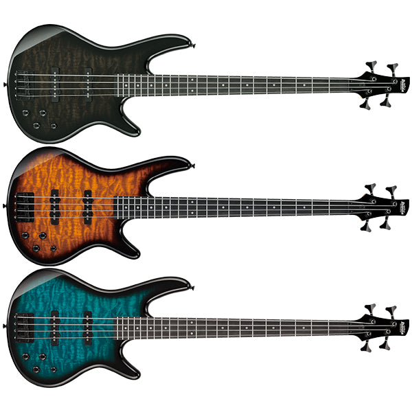 Ibanez GSR280QA 4 String Electric Bass Guitar with Okoume Body and Purpleheart Fretboard (GSR280 QA)